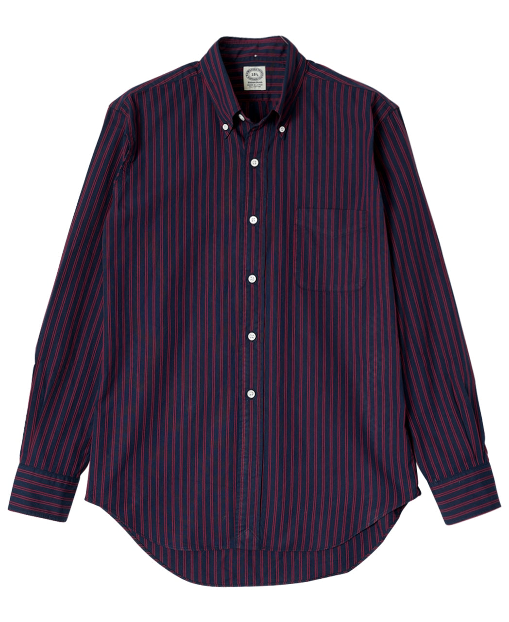 VINTAGE IVY NAVY BLUE WITH RED TRACKED STRIPE BUTTON-DOWN – Kamakura Shirts  Global Online Store