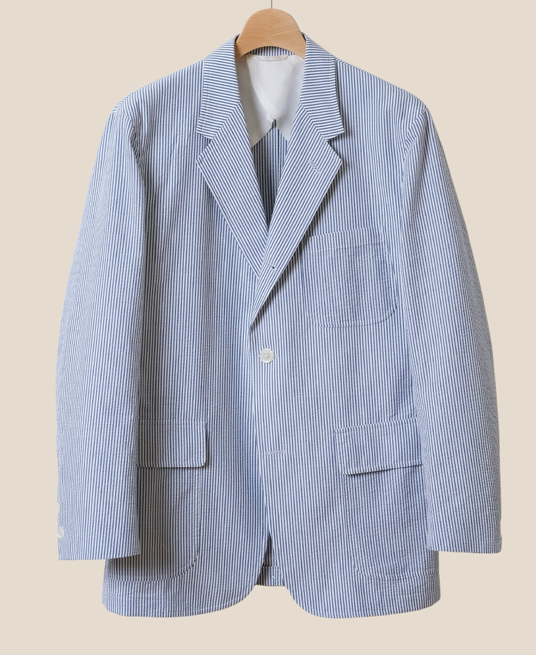 Unstructured Ivy Jacket Seersucker Stripe – Kamakura Shirts Global