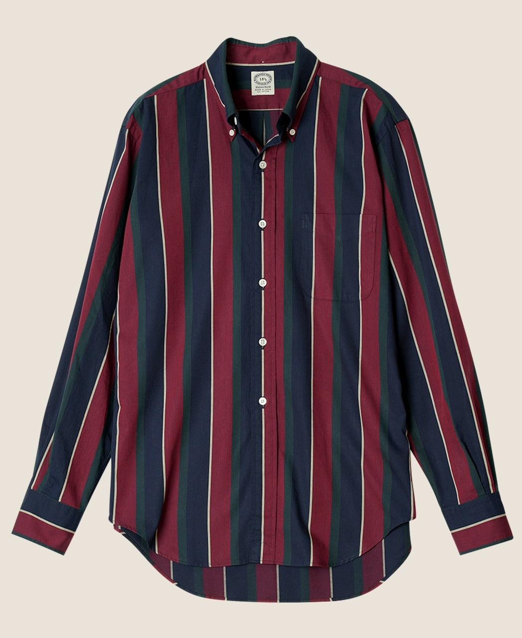 VINTAGE IVY REGIMENTAL STRIPE SHIRT  Kamakura Shirts Global Online Store