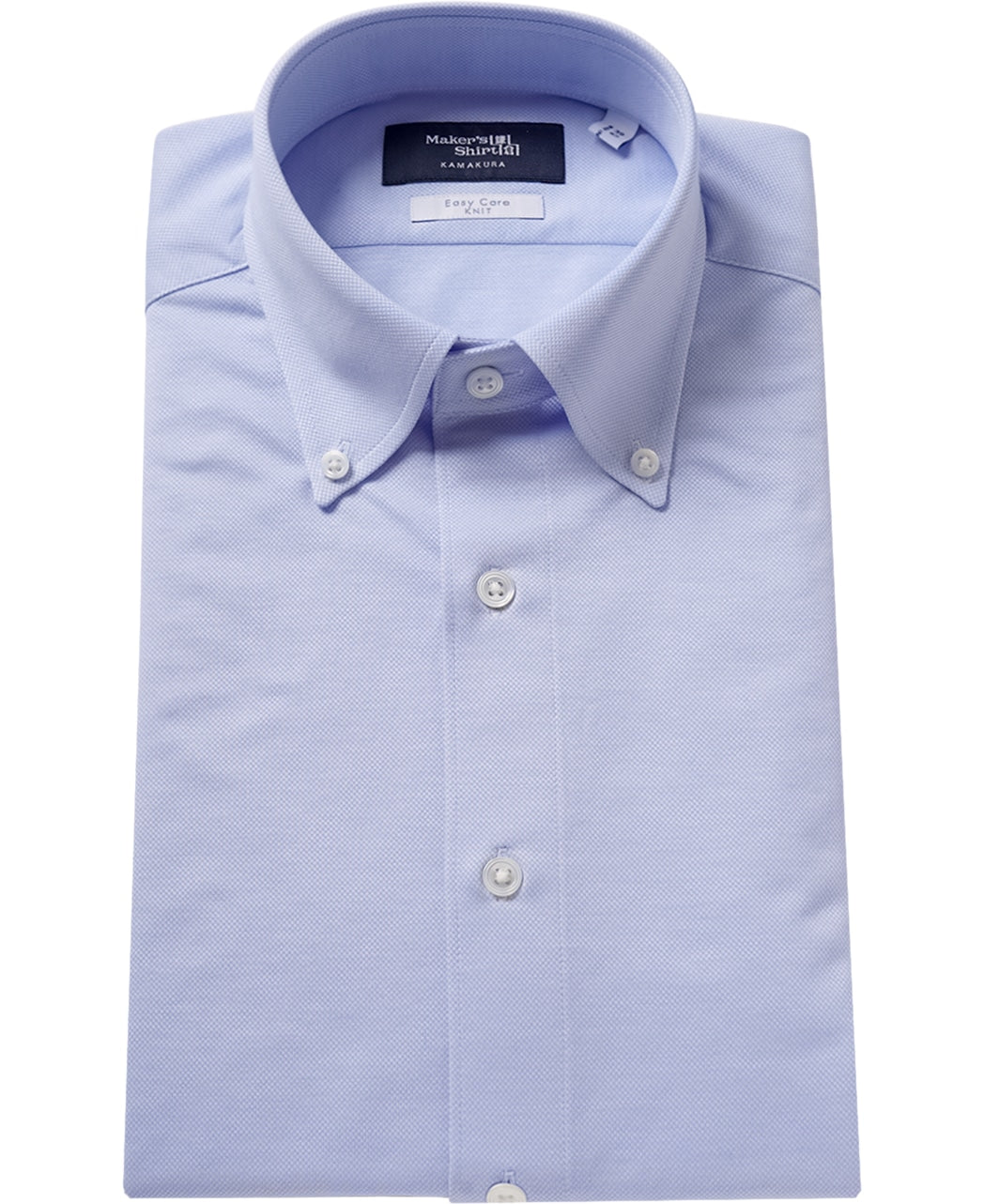 slim fit dress slacks Men's Sky Blue/White Check Wrinkle Free Dress Shirt: Formaldehyde Free Safe  Cotton main image 1