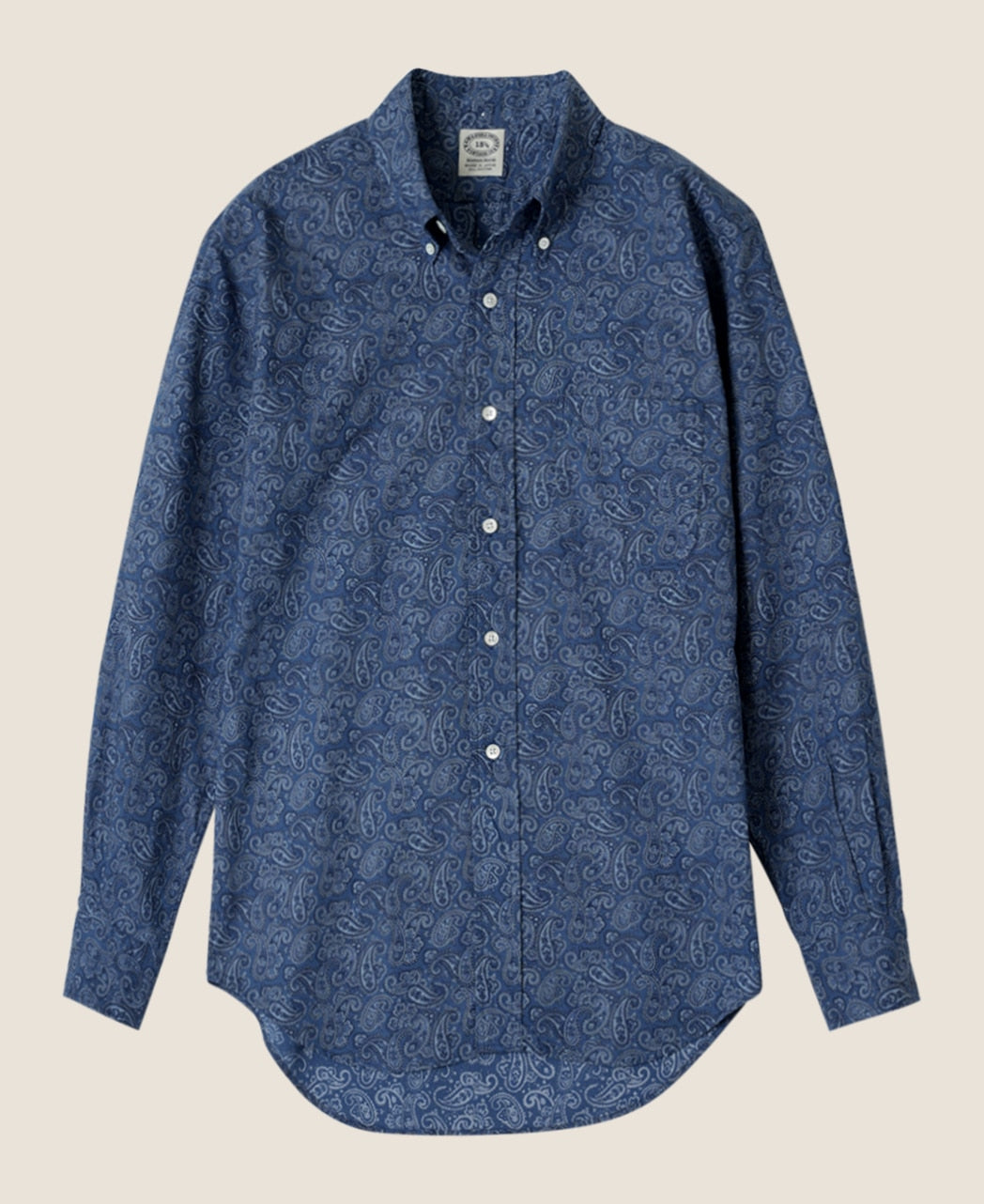 Vintage Ivy Blue Paisley Print Shirt – Kamakura Shirts Global Online Store