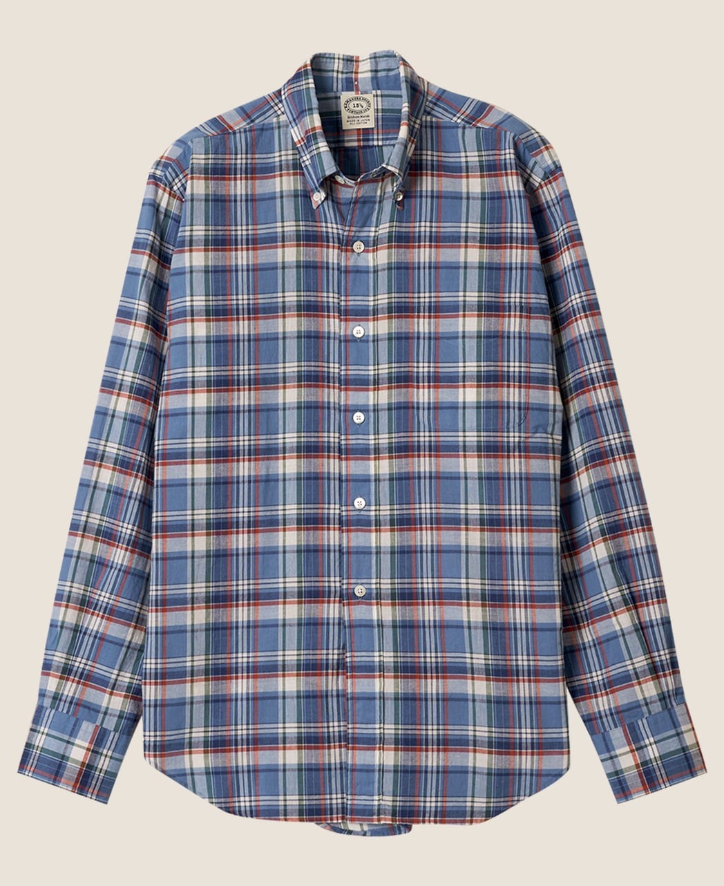 アメリ MADRAS CHECK FRILL COLLAR SHIRT Vintage Ivy Organic Indian Cotton Madras Check Shirt – Kamakura