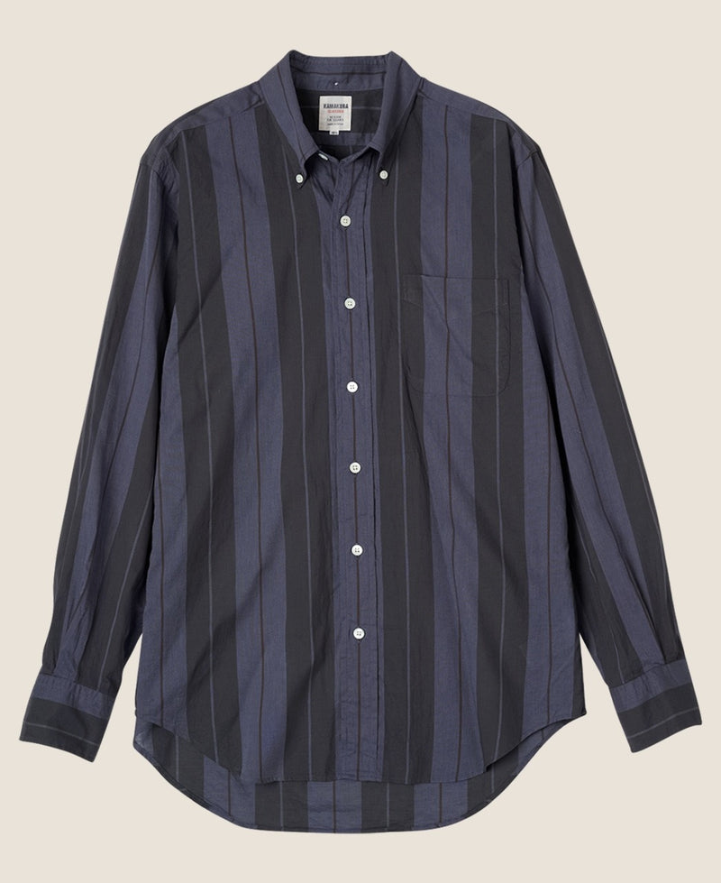 VINTAGE IVY - CANNONBALL STRIPE POPLIN
