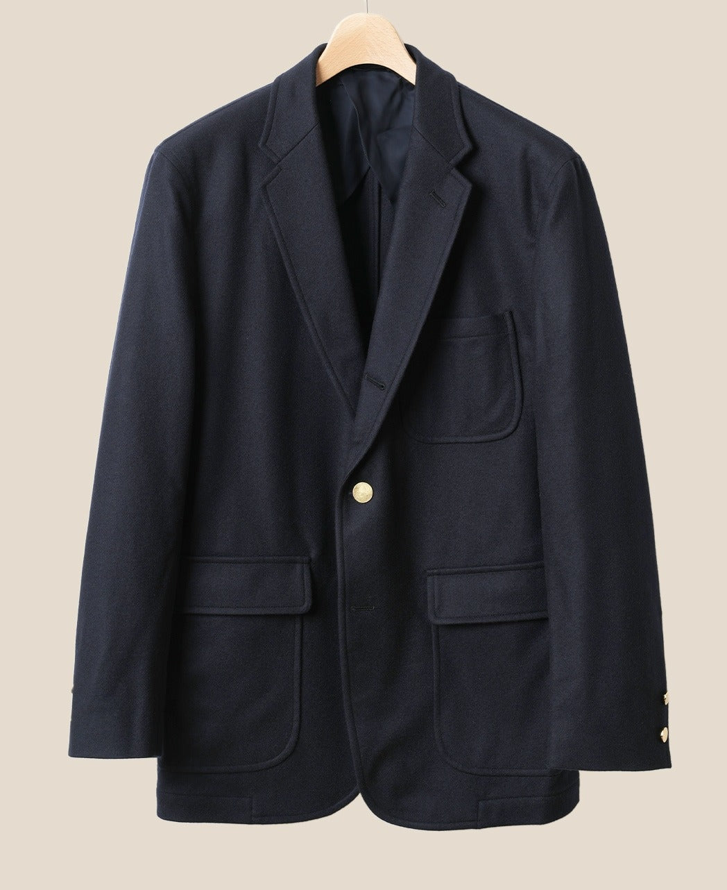 Unstructured Ivy Blazer Navy Flannel – Kamakura Shirts