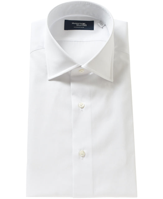 White broadcloth store dress shirt