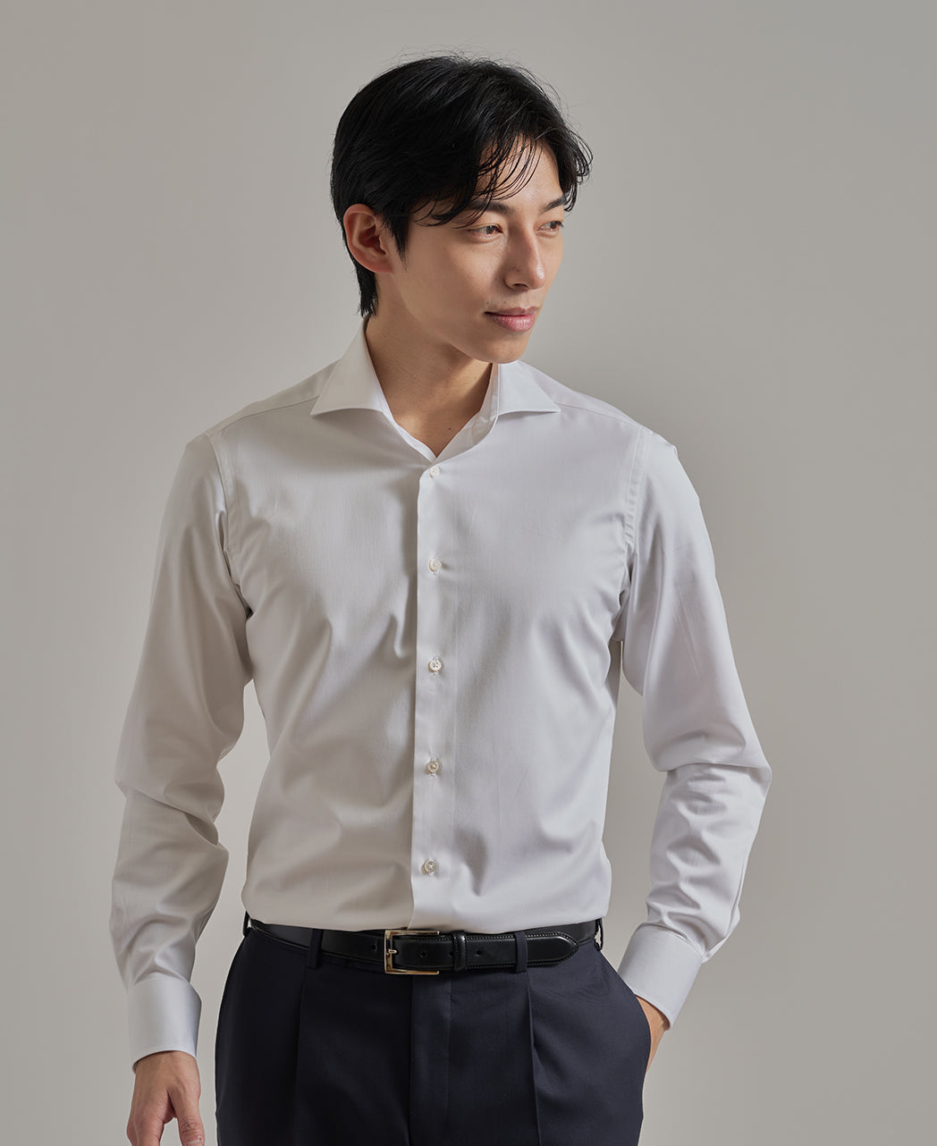TOKYO SLIM FIT - Italian Spread Twill SUVIN GOLD – Kamakura Shirts