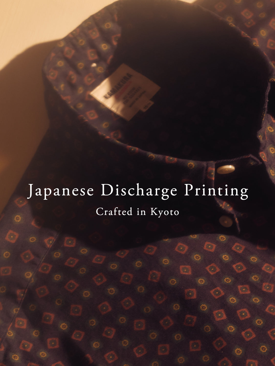 Japanese Discharge PrintingCrafted in Kyoto