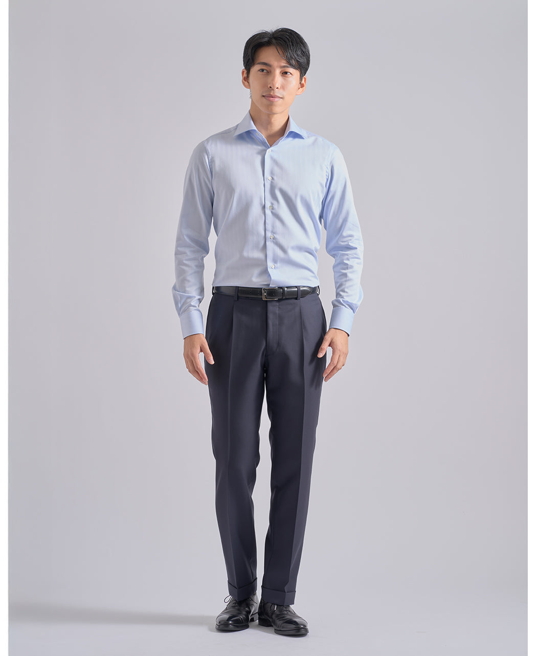 TOKYO SLIM FIT- Spread Herringbone J-TECH EASY CARE – Kamakura