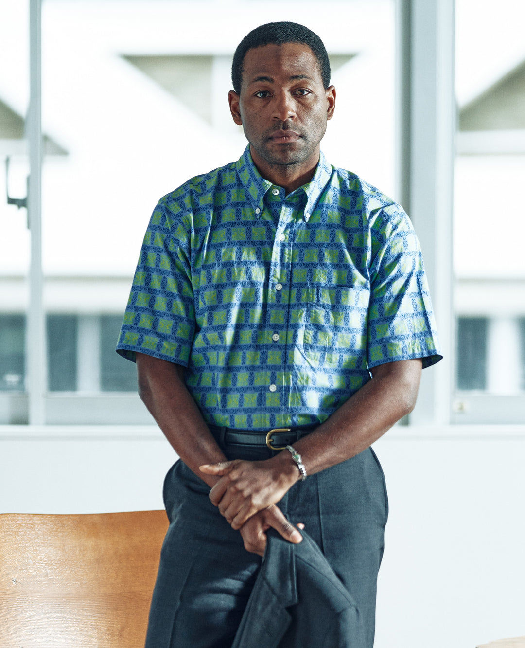 VINTAGE IVY Foulard Short Sleeve Button Down – Kamakura Shirts