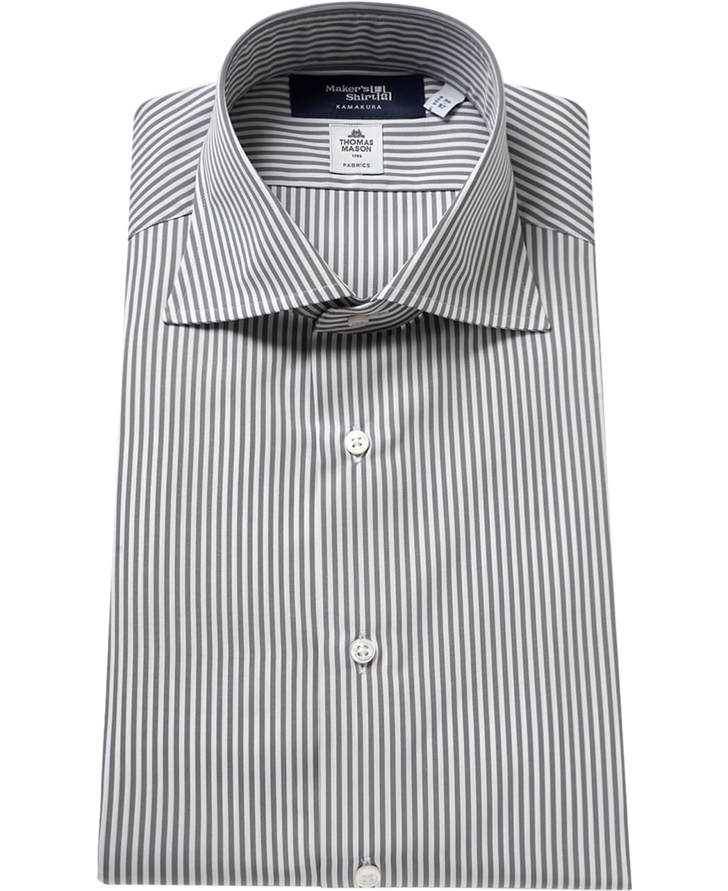 TOKYO SLIM FIT - Spread Broadcloth THOMAS MASON – Kamakura Shirts