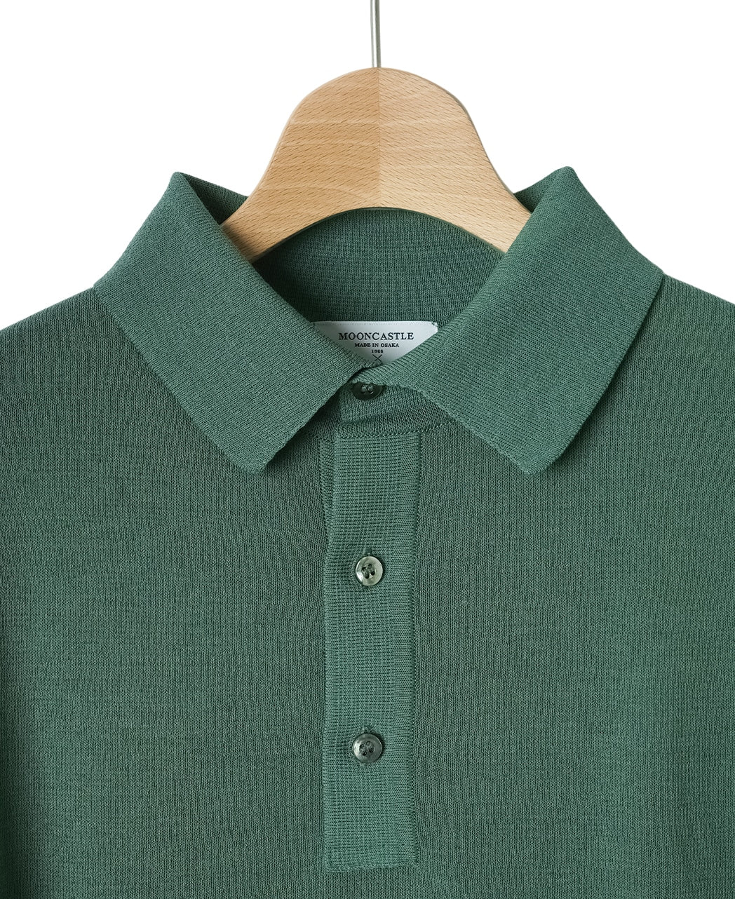 Ice Cotton Knit Polo Shirt MOONCASTLE – Kamakura Shirts Global