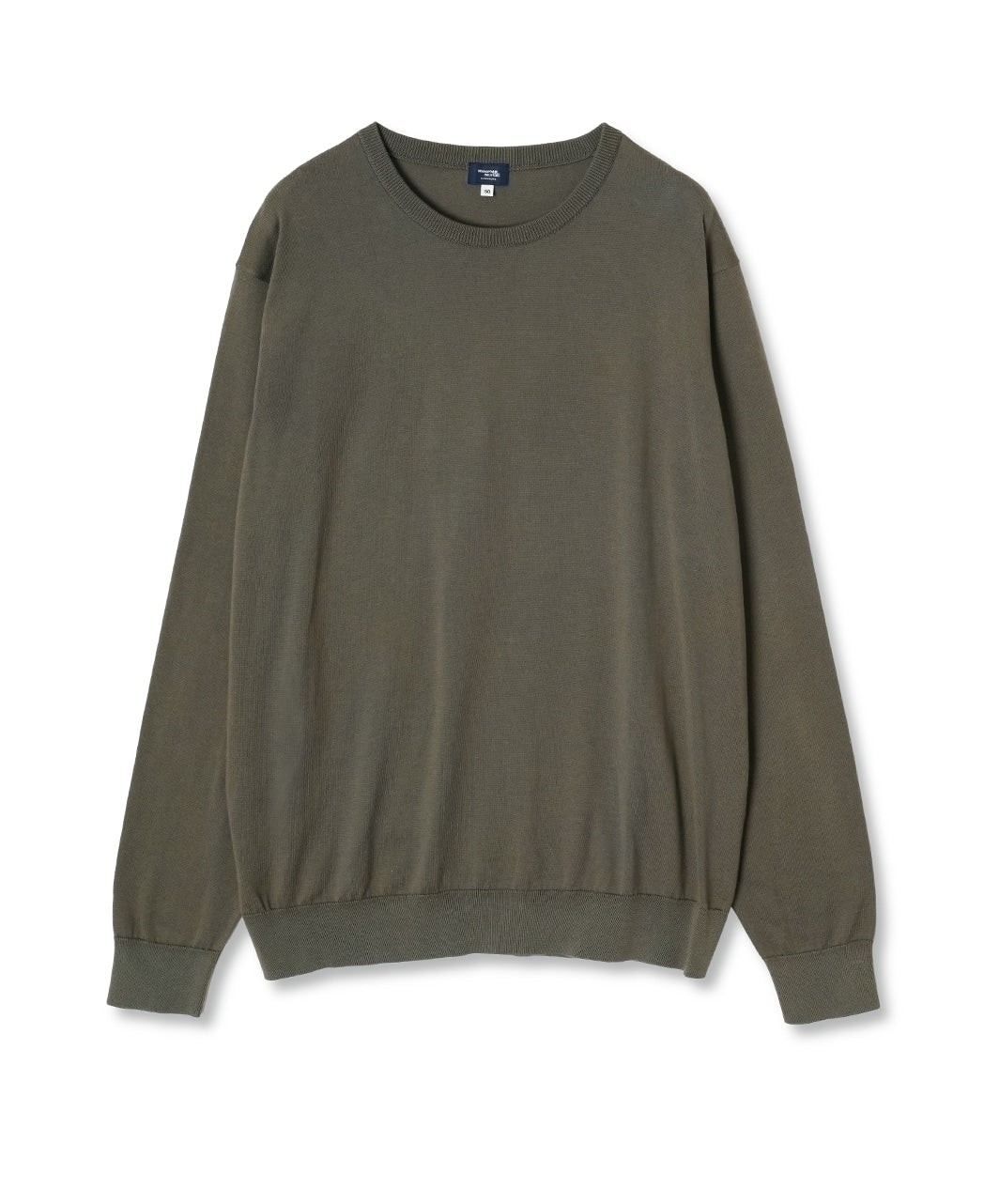 FF30G SUVIN GOLD Cotton Crew Neck Knit