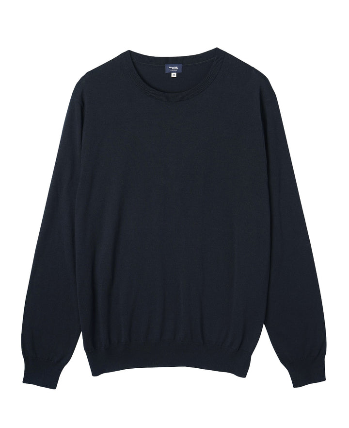 18G Crew Neck Knit Washable Silk – Kamakura Shirts Global Online Store