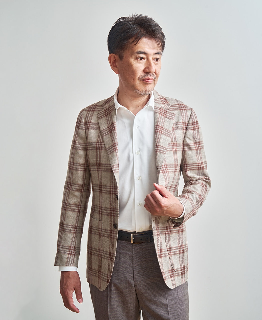 Tokyo Fit - One-Piece Collar Cotton Linen – Kamakura Shirts Global