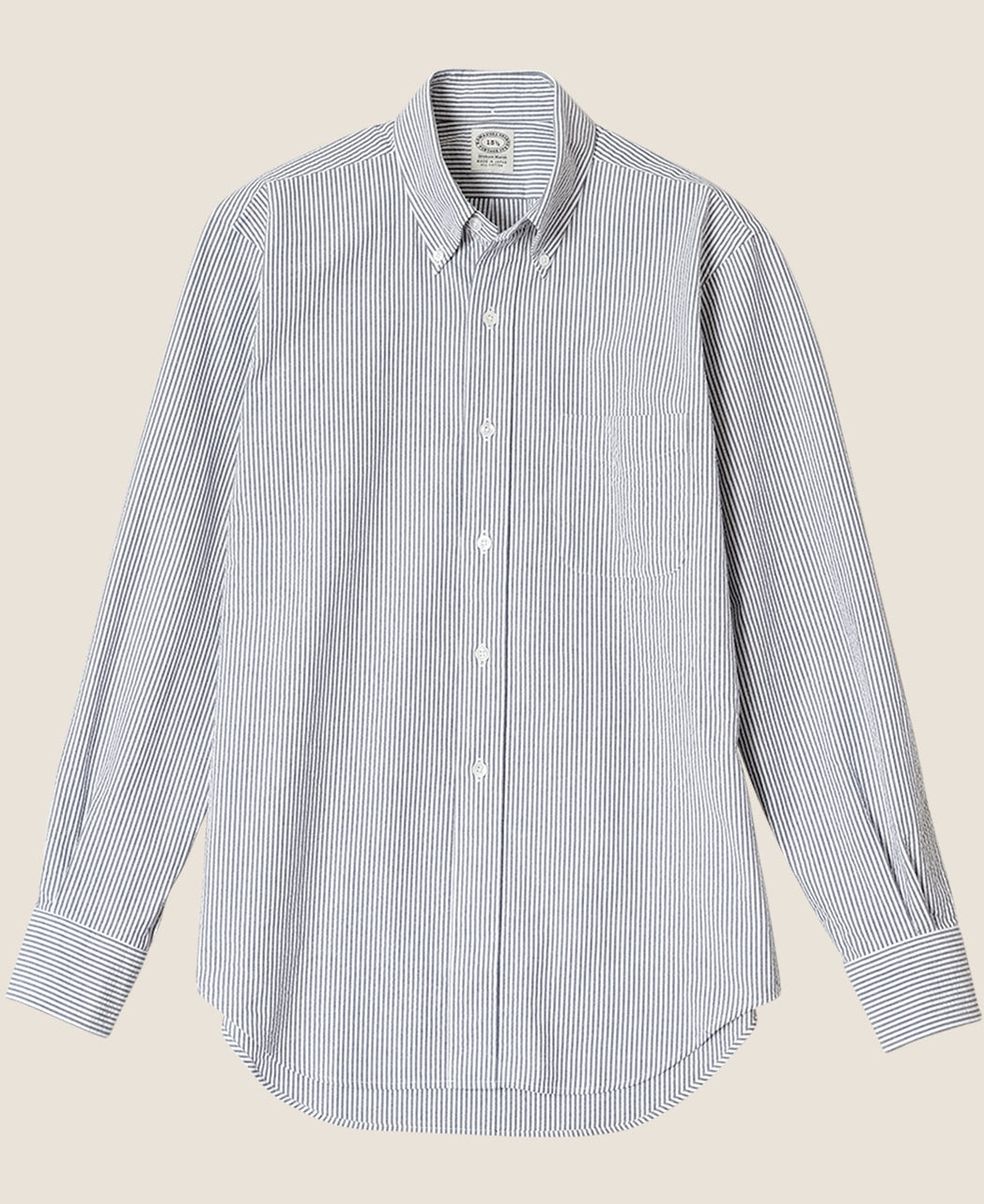 VINTAGE IVY BUTTON-DOWN SEERSUCKER STRIPE – Kamakura Shirts Global
