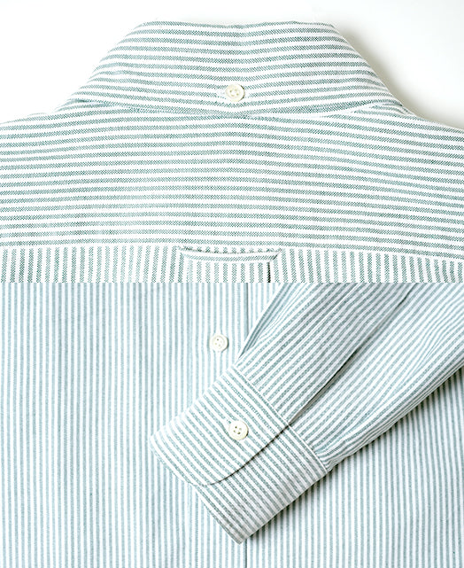 VINTAGE IVY - University Stripe Button Down Oxford