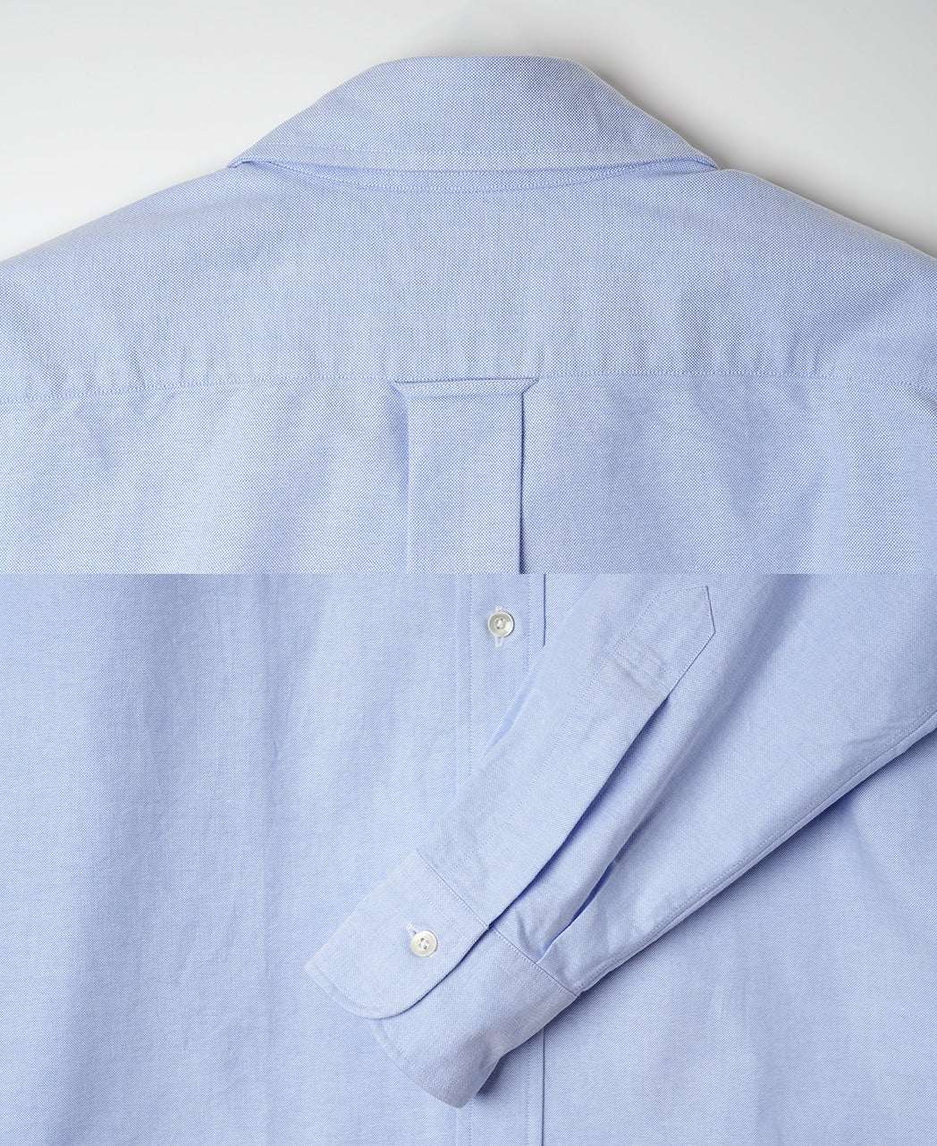 straight point collar dress shirt Made-in-USA White Pinpoint Oxford Point Collar Shirt