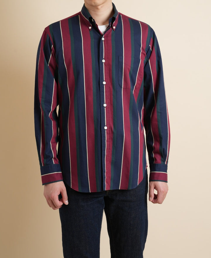 VINTAGE IVY REGIMENTAL STRIPE SHIRT – Kamakura Shirts Global