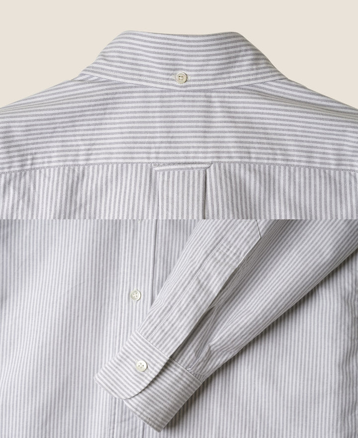 VINTAGE IVY - University Stripe Button Down Oxford