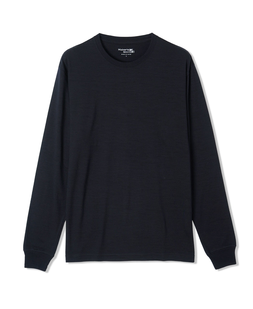 SNBYA.H WASHABLE MERINO WOOL Tシャツ M Washable Merino Wool Long Sleeve T-Shirt – Kamakura Shirts Global