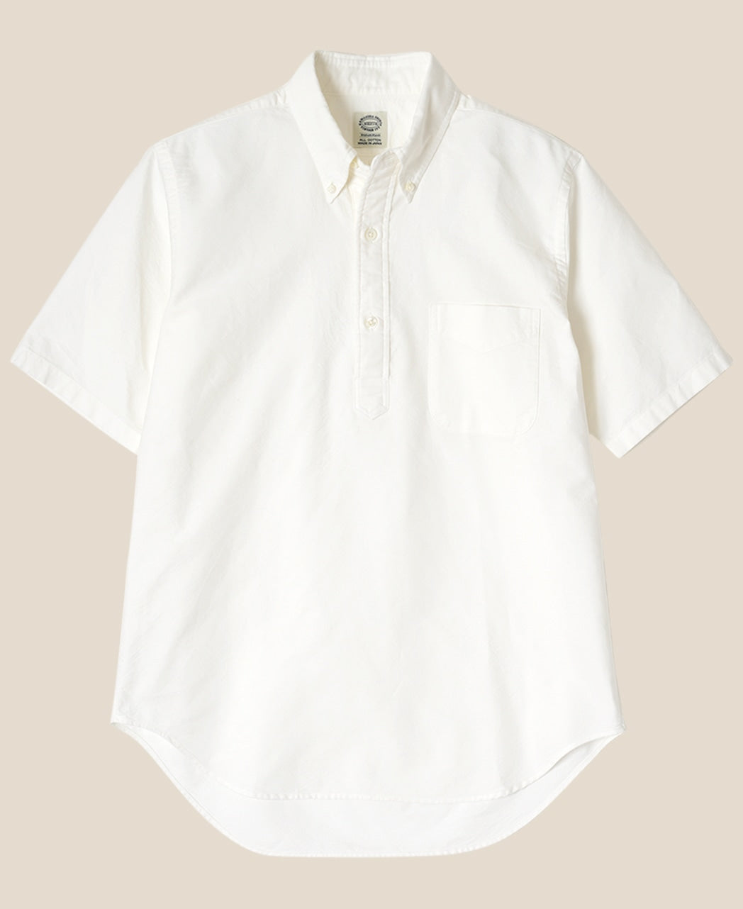 VINTAGE IVY BD POPOVER LIGHTWEIGHT WHITE OXFORD – Kamakura