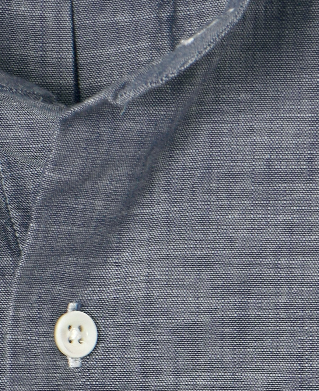 VINTAGE IVY- BAND COLLAR DARK CHAMBRAY – Kamakura Shirts Global