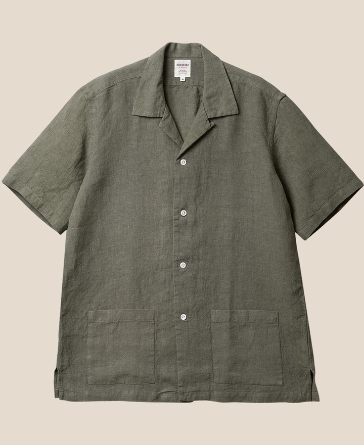 Choco◆YONFA / boxy slit shirt(linen) REGULAR FIT COTTON VOILE SHIRT - Dark brown | ZARA United States