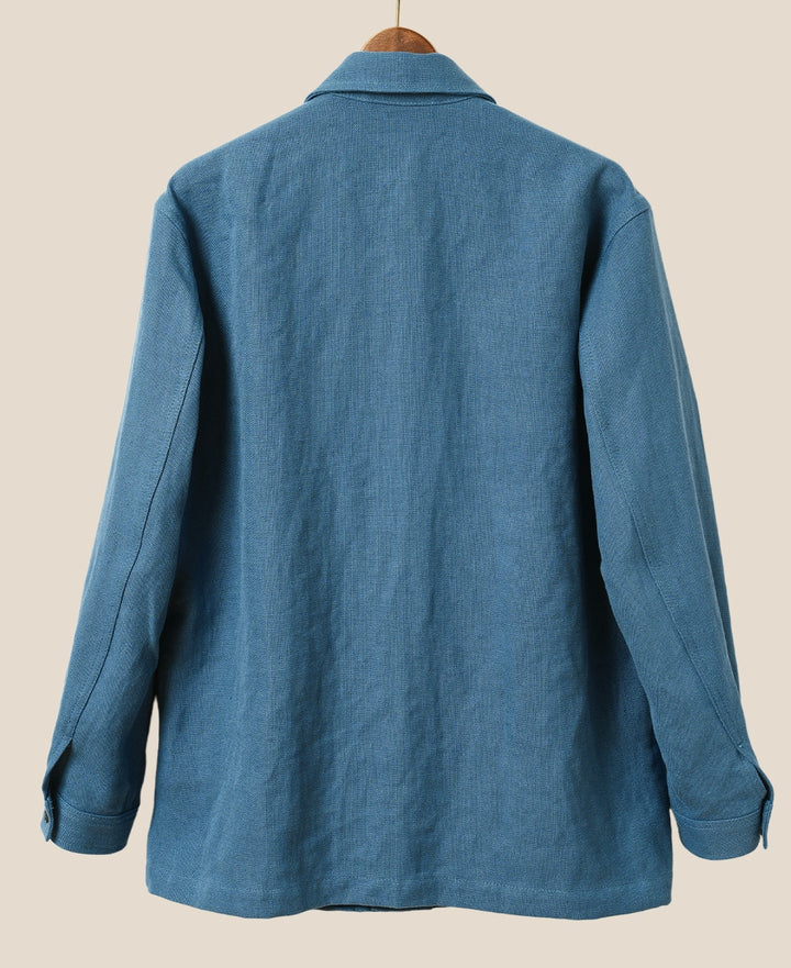 FRENCH WORK JACKET LINEN CANVAS – Kamakura Shirts Global