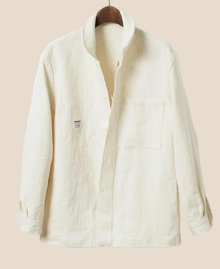 FRENCH WORK JACKET LINEN CANVAS – Kamakura Shirts Global Online Store