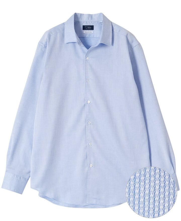Cotton Linen One Piece Collar Shirt