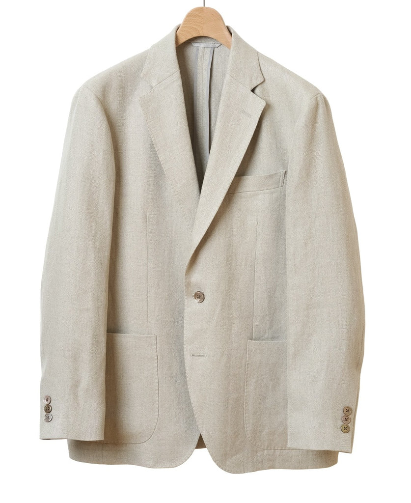 Kamakura Shirts ベージュブークレージャケット Linen Herringbone Comfort Jacket – Kamakura Shirts Global Online Store