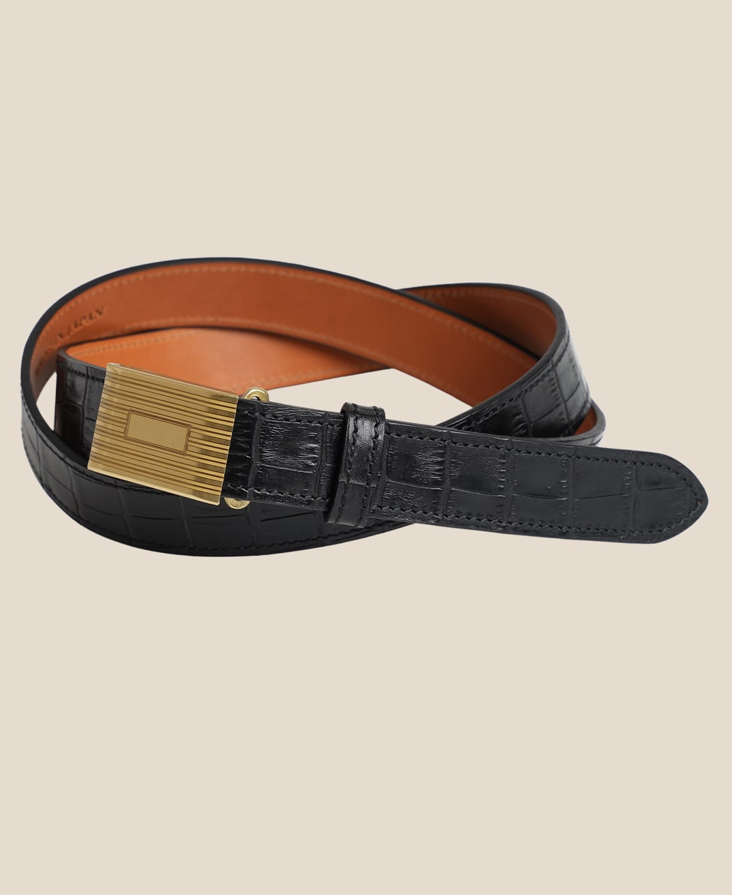 ENGINE TURNED SLIDE BUCKLE BELT – Kamakura Shirts Global Online Store