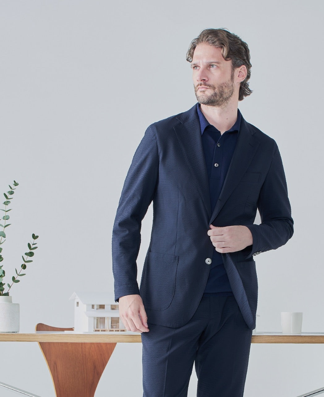 TECHWOOL Light Weight Jacket Seersucker – Kamakura Shirts Global