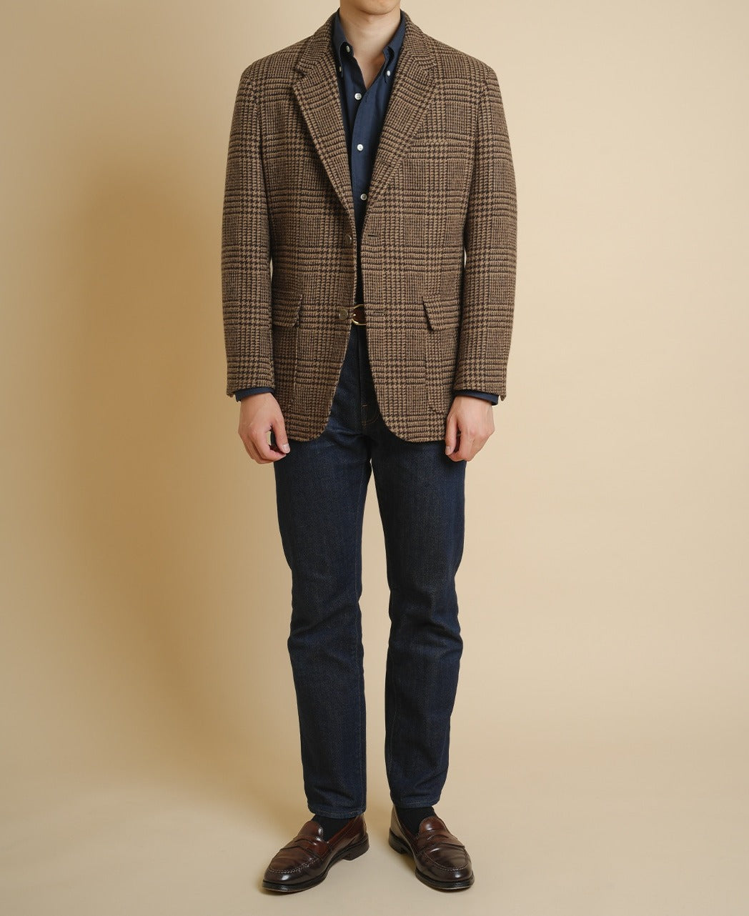 UNSTRUCTURED IVY JACKET HARRIS TWEED – Kamakura Shirts Global