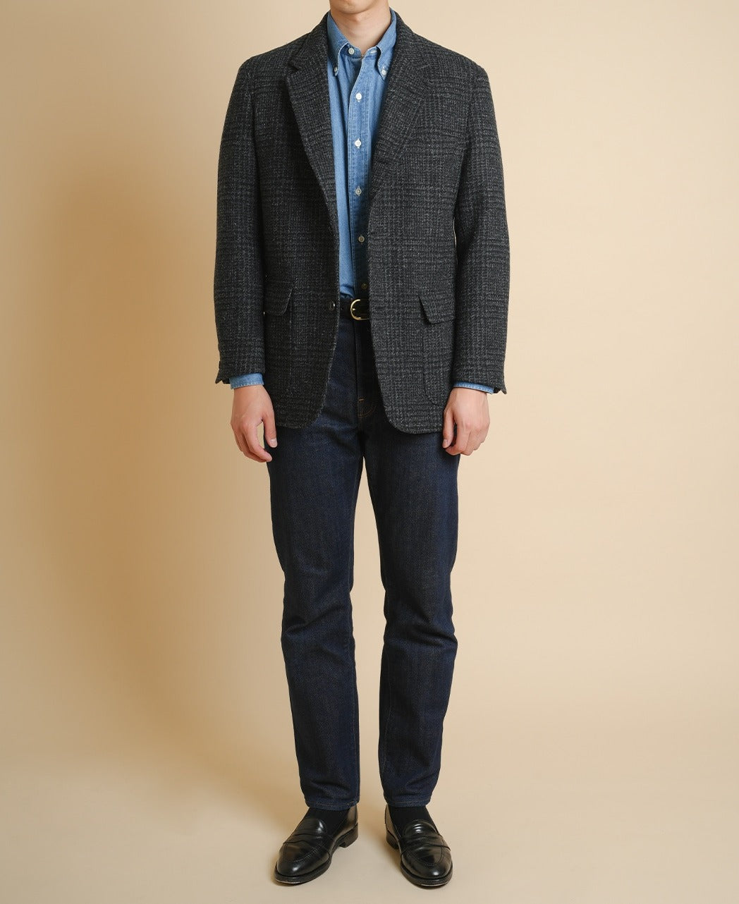 ジャケット・アウター yoused Harris Tweed Warden JKT YOUSED