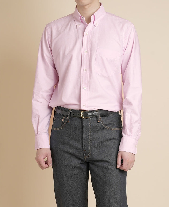 Vintage Ivy Pink Solid Oxford Shirt – Kamakura Shirts Global