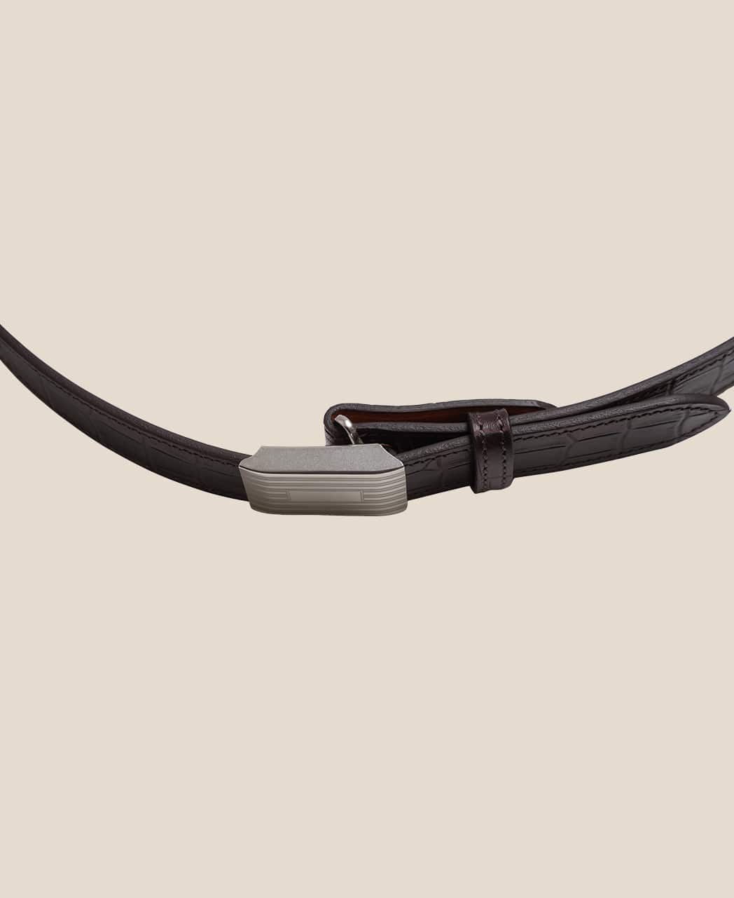 ENGINE TURNED SLIDE BUCKLE BELT – Kamakura Shirts Global Online Store