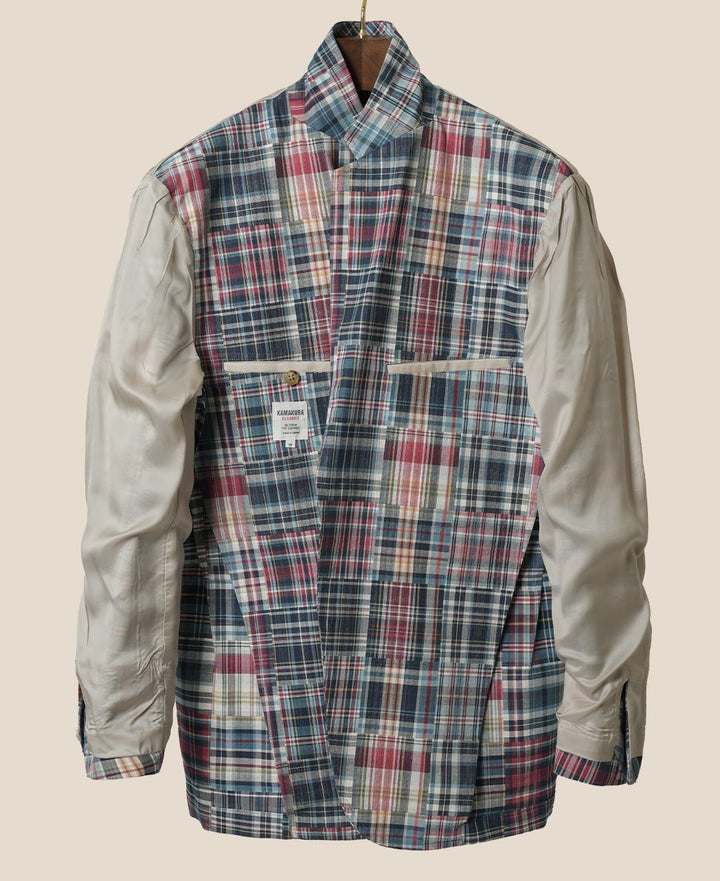 Summer Special】 Unstructured IVY JACKET CRAZY MADRAS – Kamakura