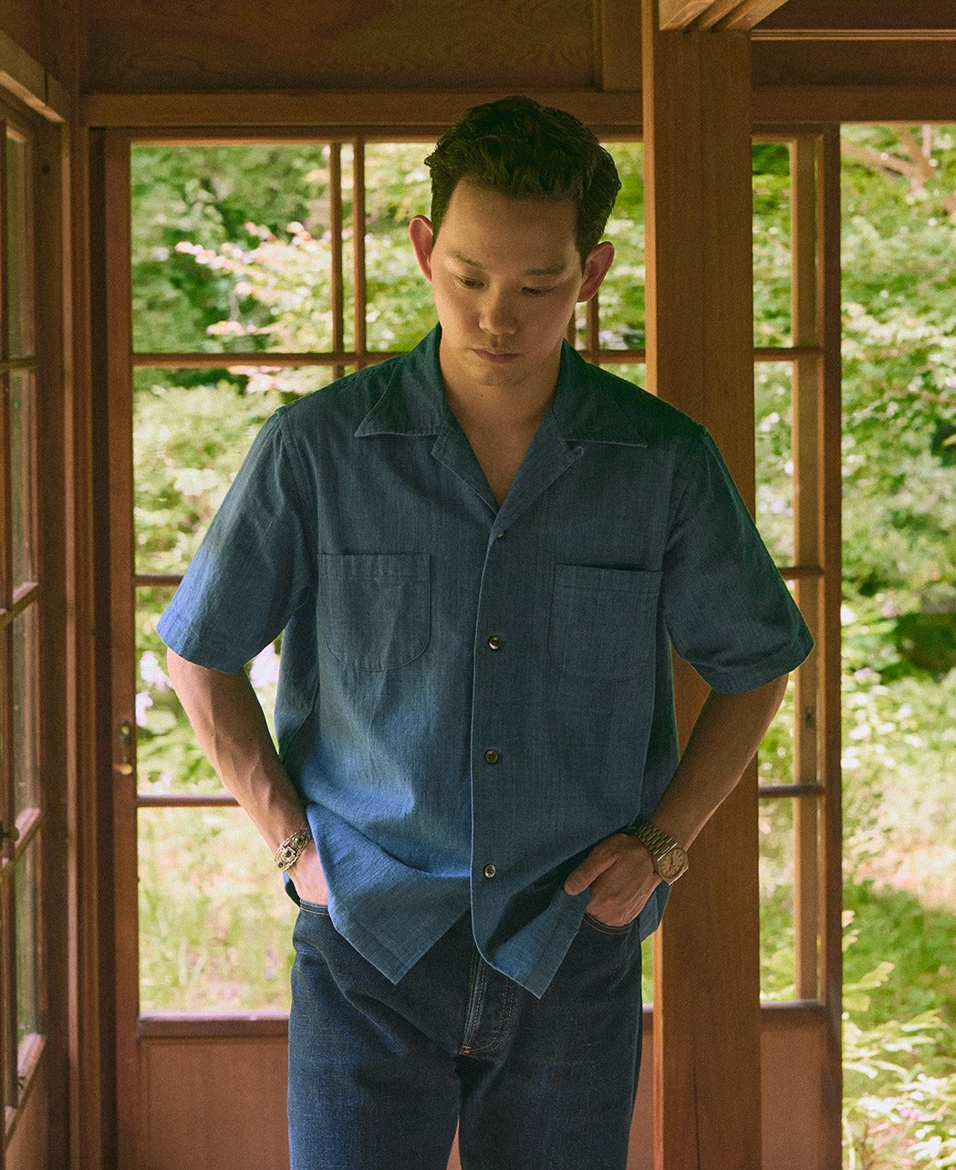 Naturally Indigo-Dyed Hawaiian Shirt – Kamakura Shirts Global