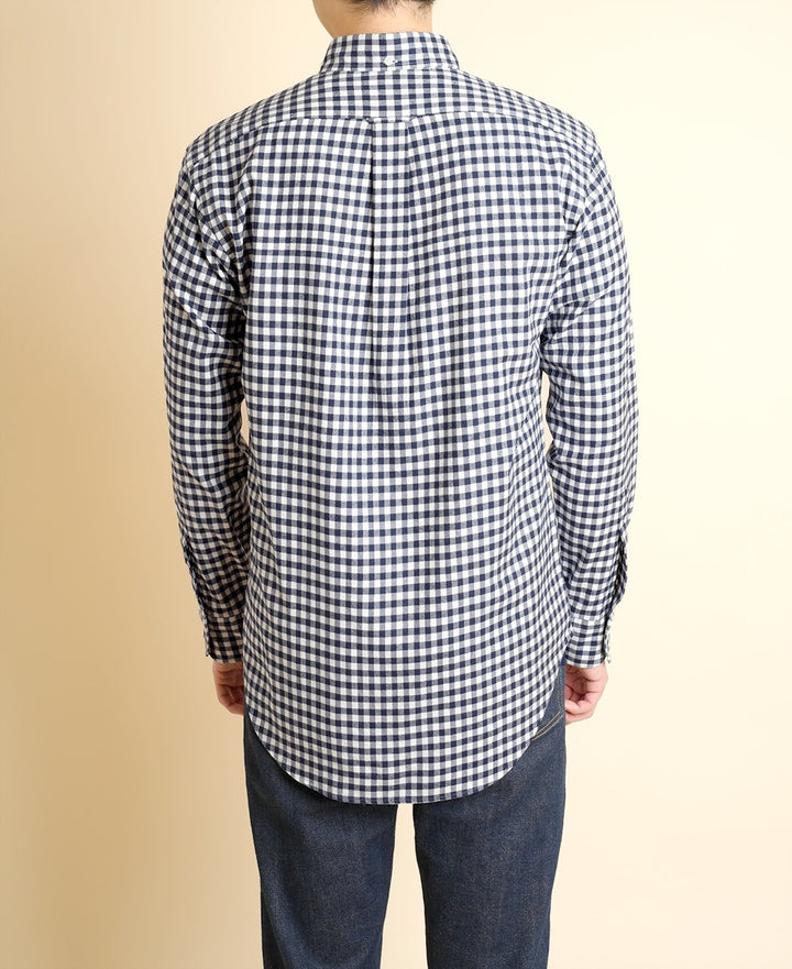 Vintage Ivy Navy Flannel Gingham Check Shirt – Kamakura Shirts