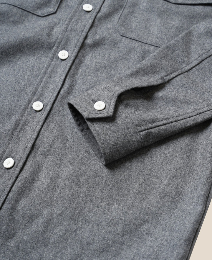 Wool Flannel CPO Shirt – Kamakura Shirts Global Online Store