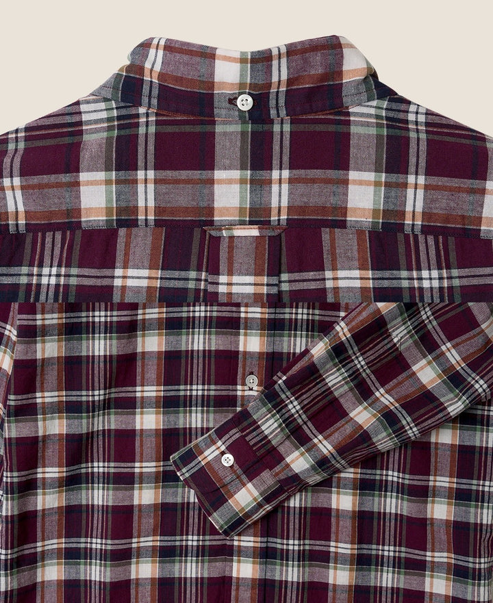 Vintage Ivy Organic Indian Cotton Madras Check Shirt – Kamakura