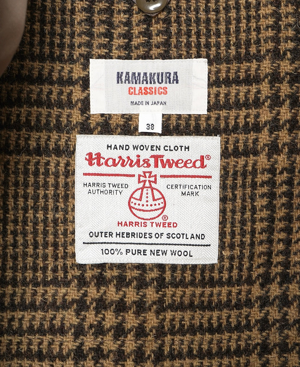 UNSTRUCTURED IVY JACKET HARRIS TWEED – Kamakura Shirts Global
