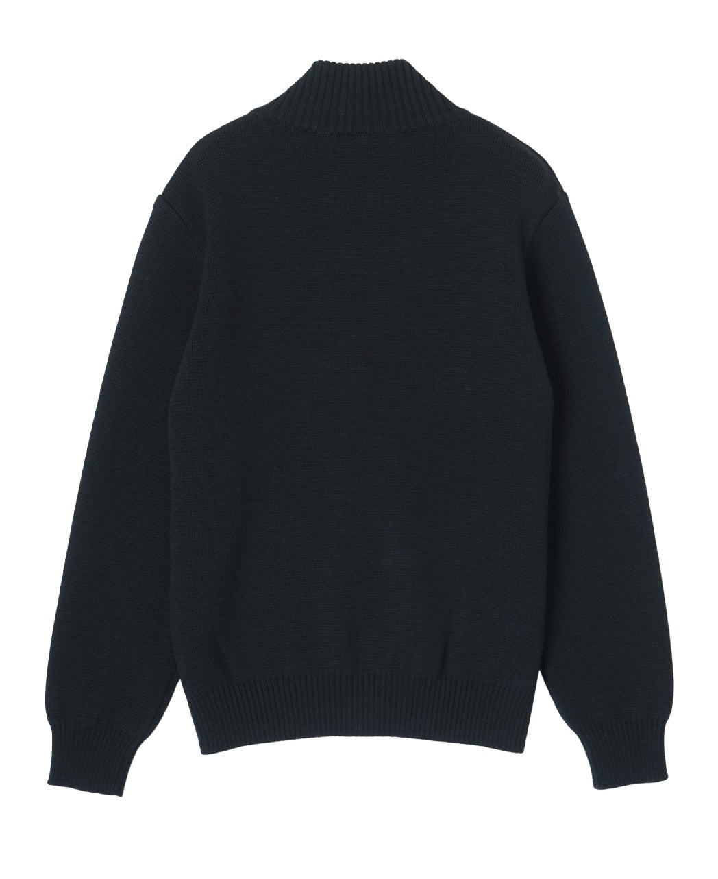 W/Si/Ca 18G V Neck Knit　ASH BLACK　黒 長袖 LIDNM / Llife ONLINE STORE / W/Si/Ca 18G V Neck Knit