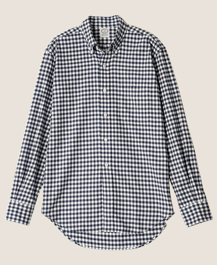 Vintage Ivy Navy Flannel Gingham Check Shirt – Kamakura Shirts