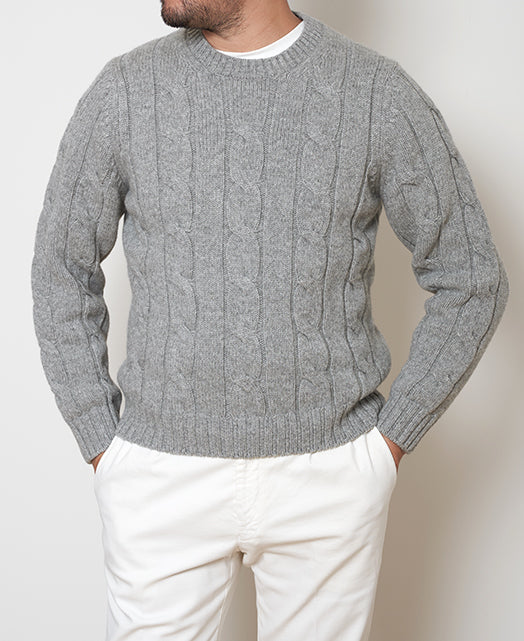 Wool Cashmere CREW NECK SWEATER 7 GAUGE – Kamakura Shirts Global Online  Store