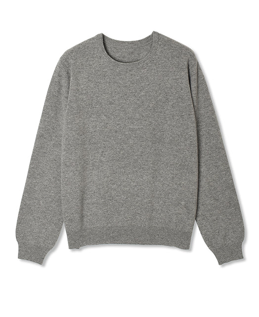 Cashmere CREW NECK SWEATER 12 GAUGE – Kamakura Shirts Global