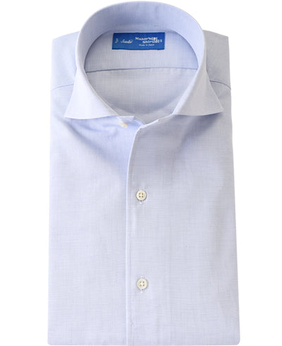 TOKYO SLIM FIT - SCIOLTO One Piece Collar Spread Dobby