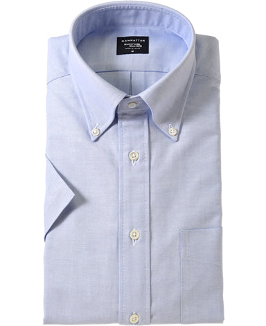 Short Sleeve Shirt Button Down Oxford