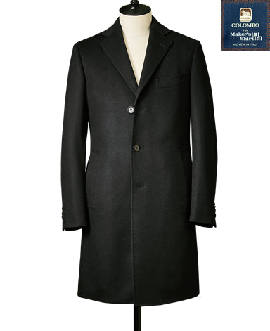 WOOL CASHMERE CHESTER COAT 